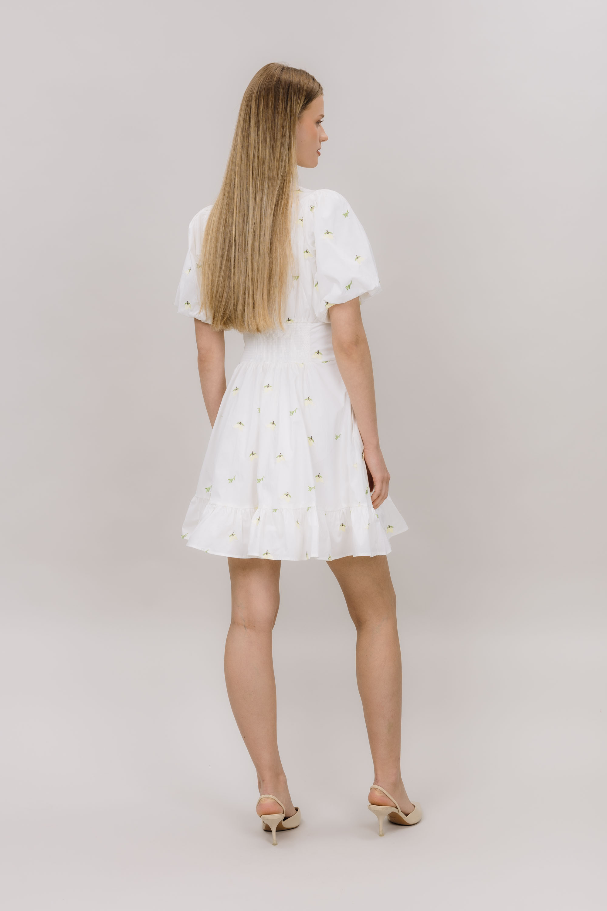 Urban Pioneers Female Makayla Dress DRESS LEMON AOP