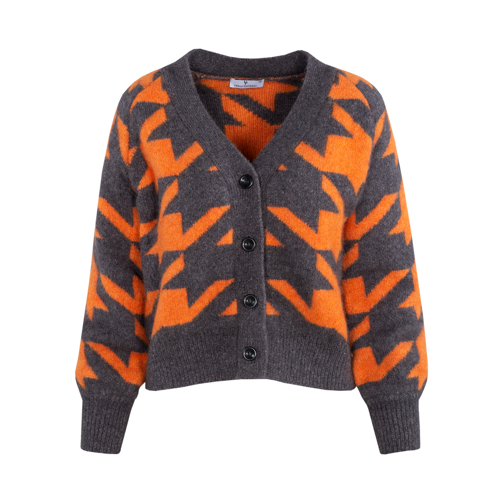 Urban Pioneers Female Mandy Cardigan CARDIGAN ORANGE FLAME