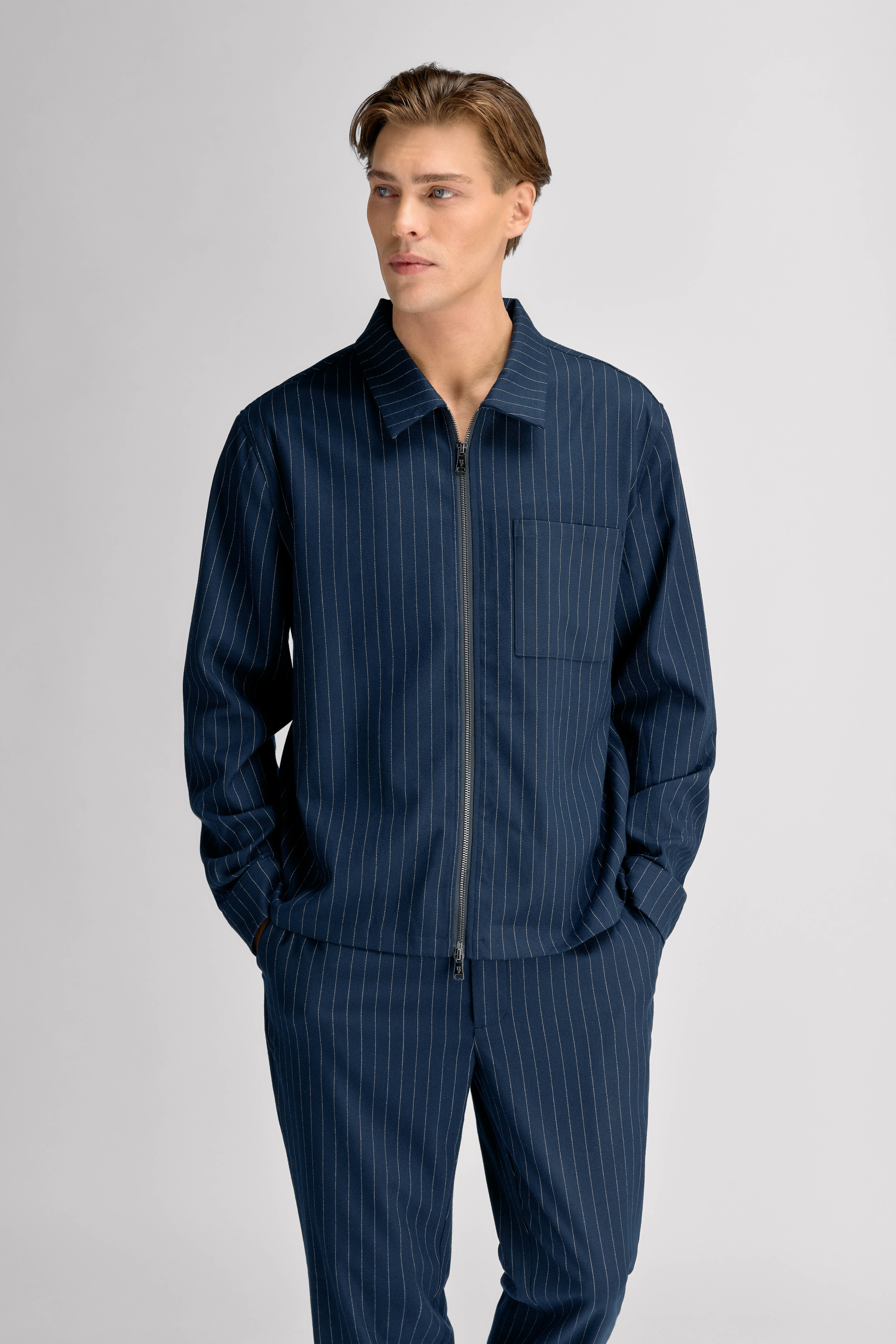 Urban Pioneers Male Marciano Overshirt OVERSHIRT DARK NAVY