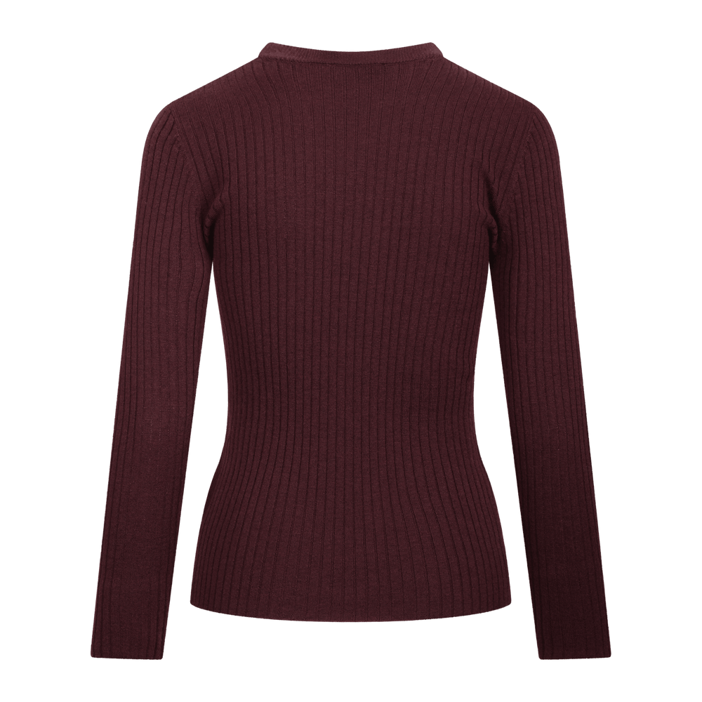 Urban Pioneers Female Mari LS Top SWEATER CHOCOLATE CHERRY