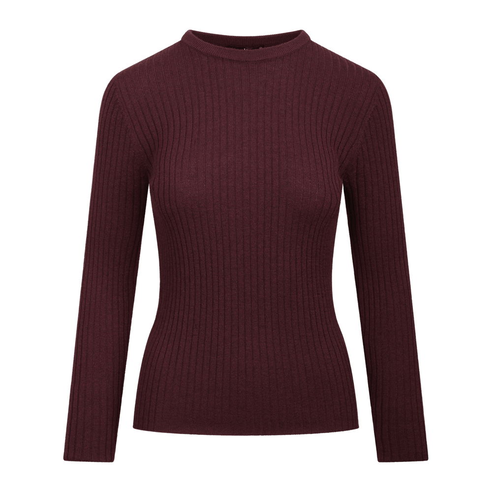 Urban Pioneers Female Mari LS Top SWEATER CHOCOLATE CHERRY