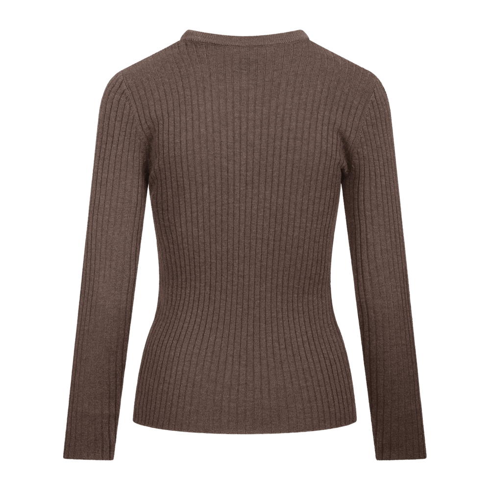 Urban Pioneers Female Mari LS Top SWEATER WOOD BURN