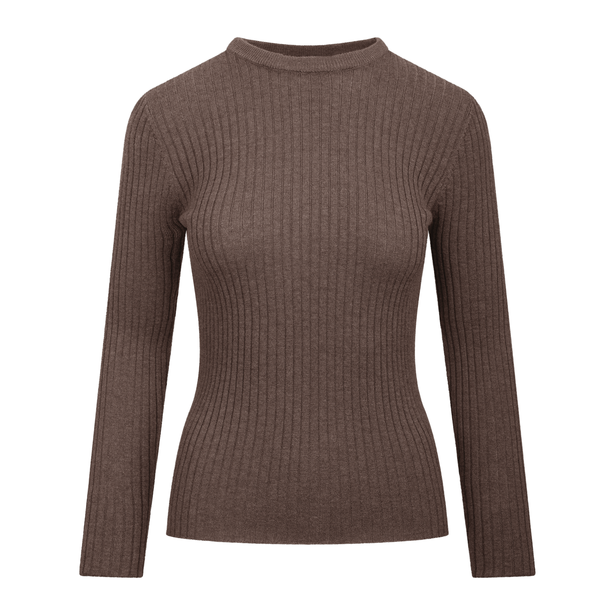 Urban Pioneers Female Mari LS Top SWEATER WOOD BURN