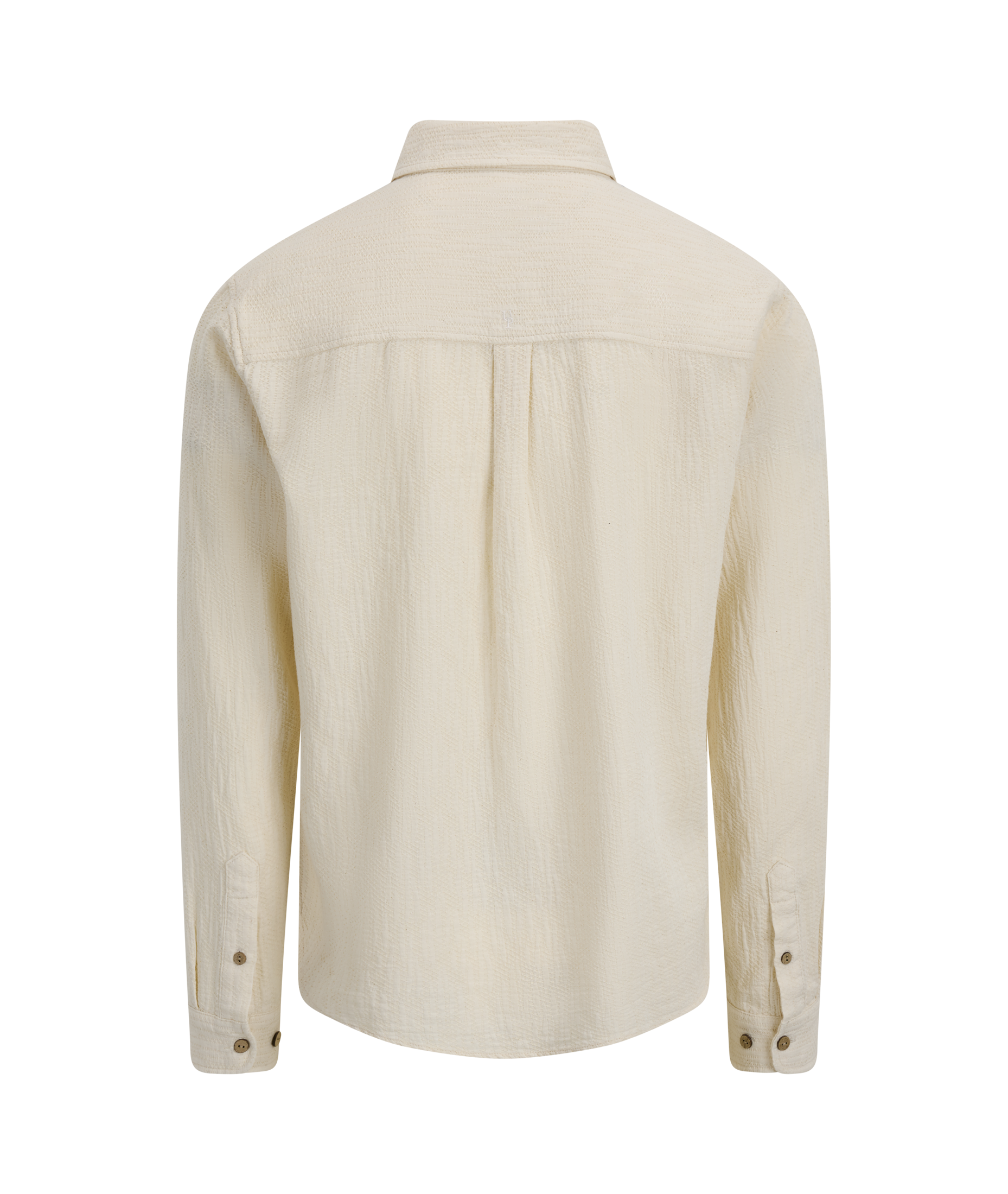 Urban Pioneers Male Martino LS Shirt SHIRT CREAM