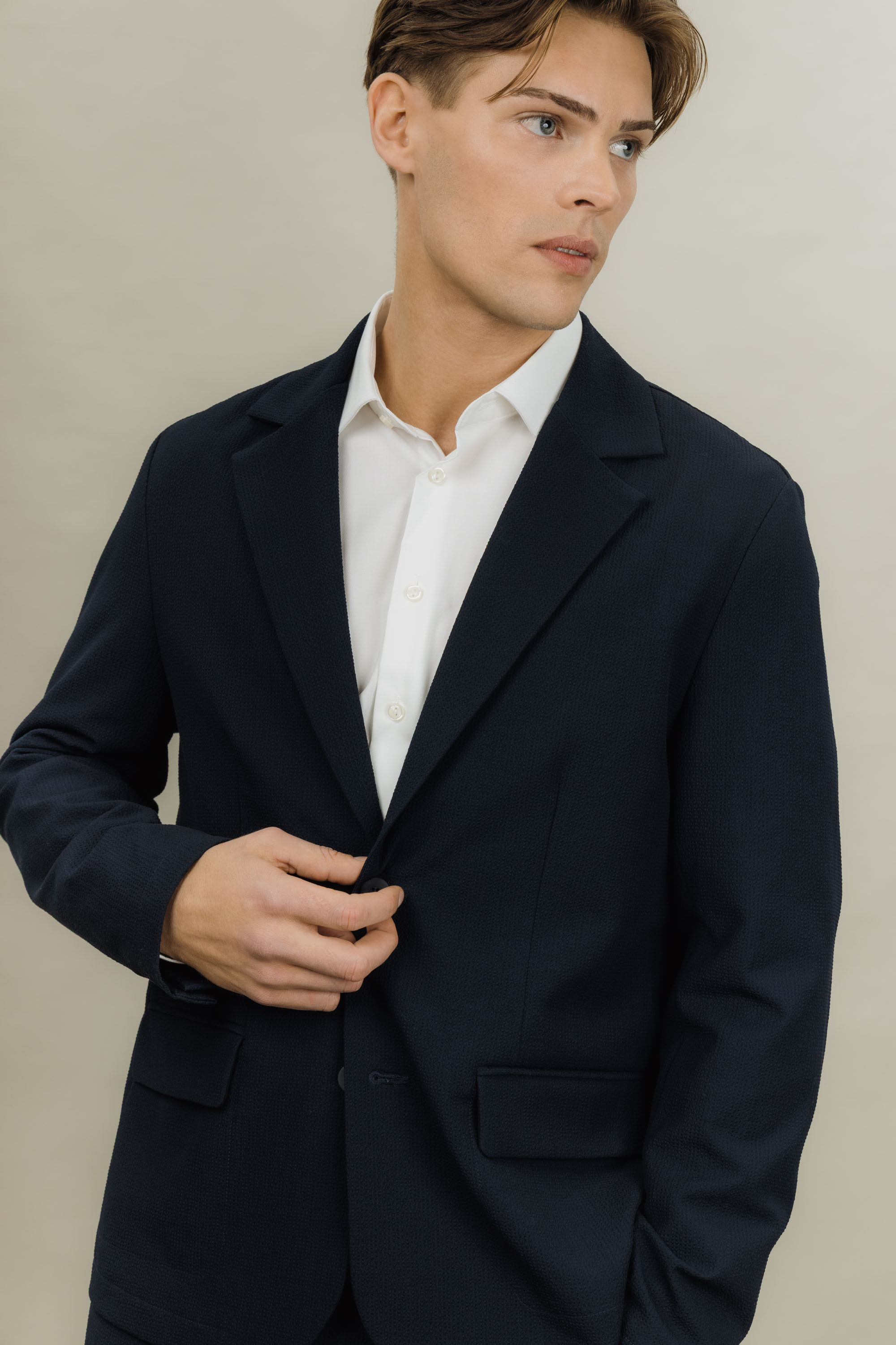 Urban Pioneers Male Matteo Blazer BLAZER DARK NAVY