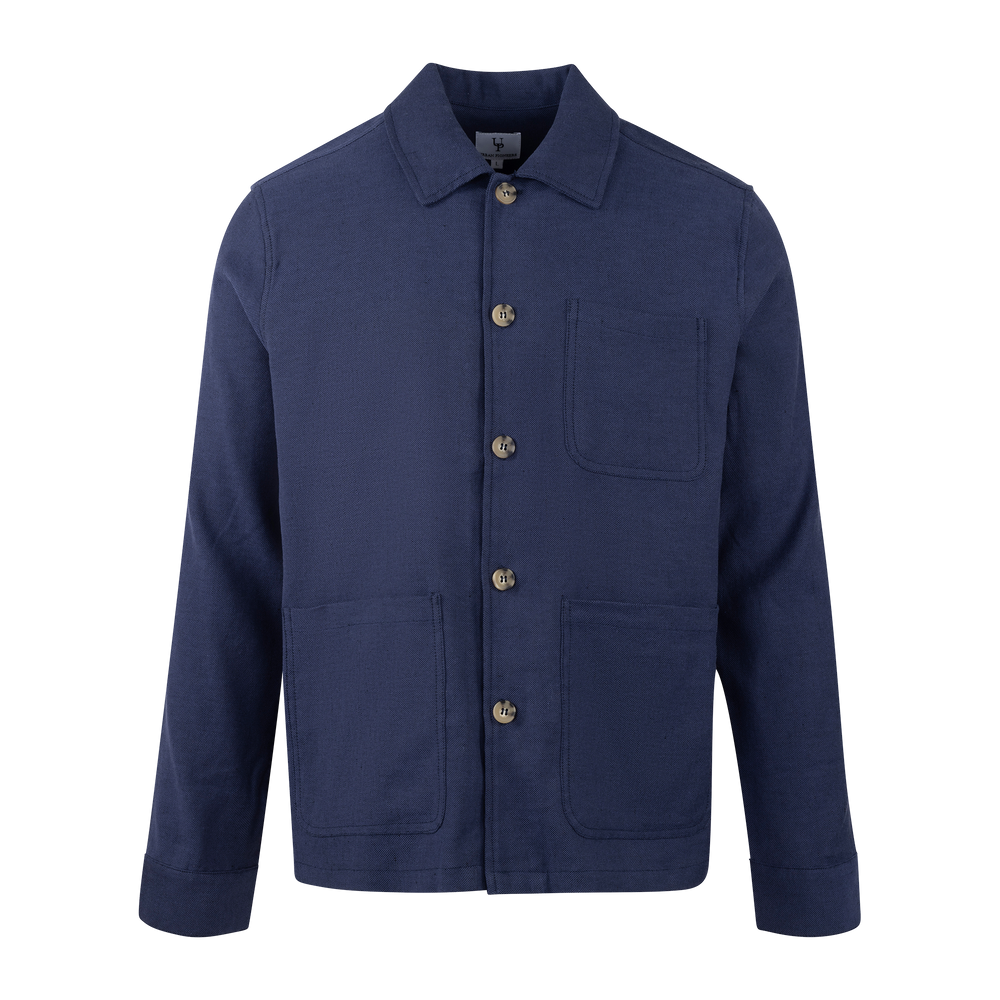 Urban Pioneers Male Mayk Overshirt SHIRT DARK NAVY MELANGE