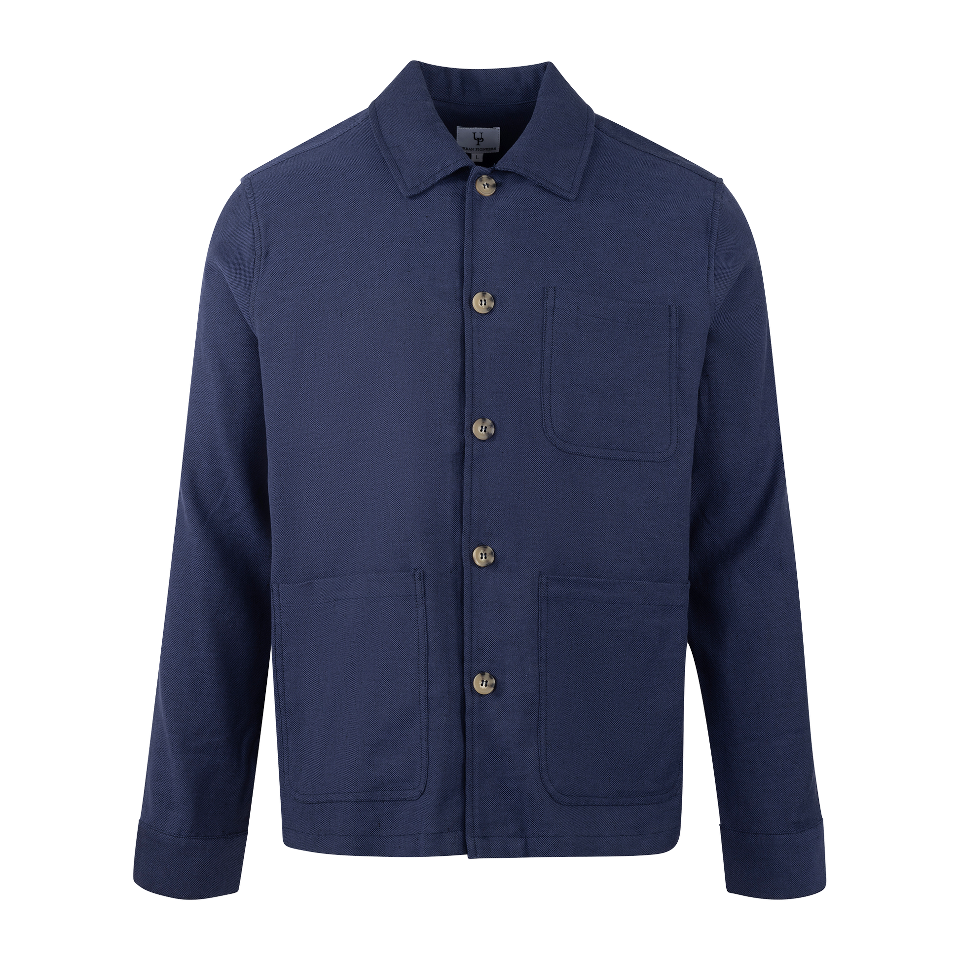 Urban Pioneers Male Mayk Overshirt SHIRT DARK NAVY MELANGE