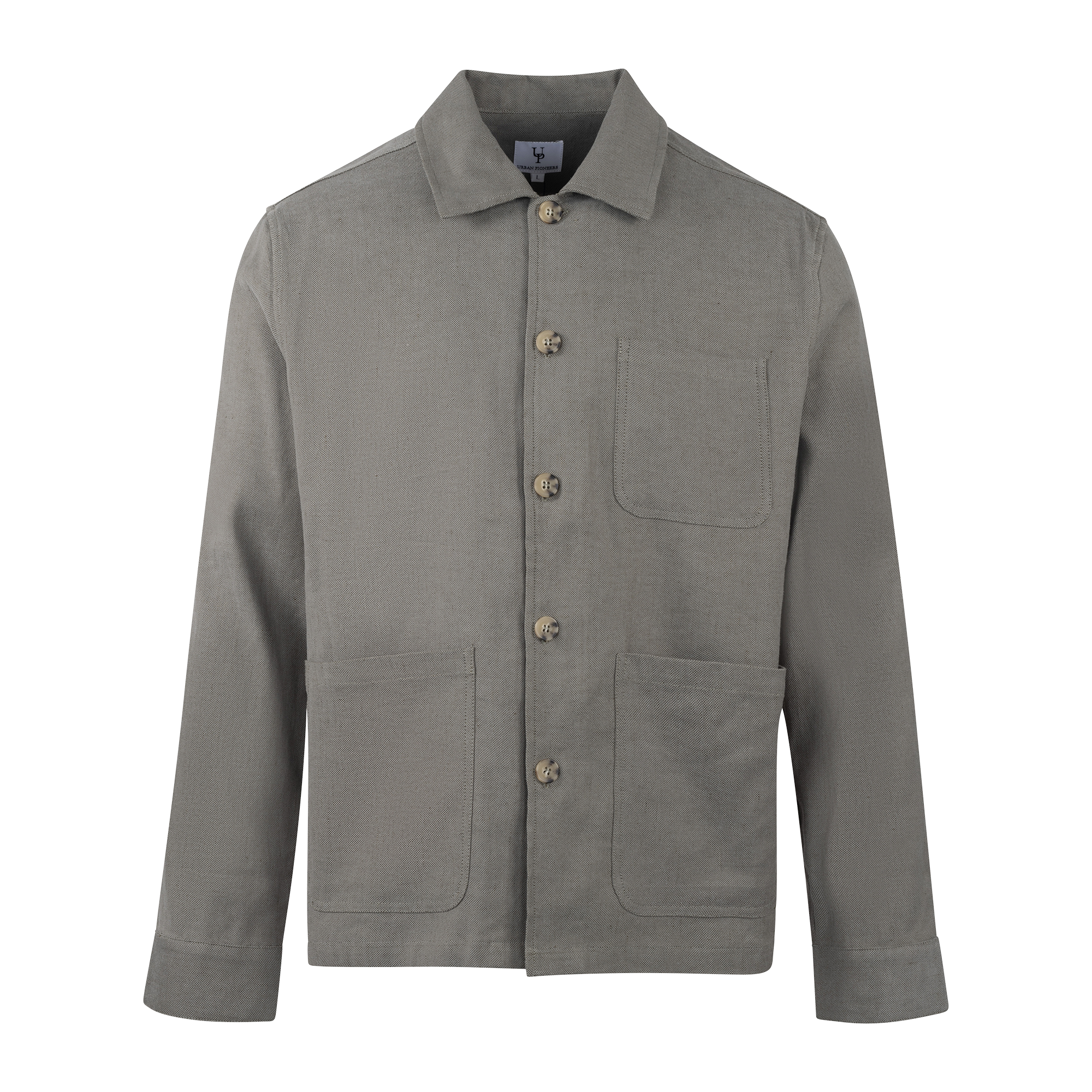 Urban Pioneers Male Mayk Overshirt SHIRT FOREST NIGHT MELANGE