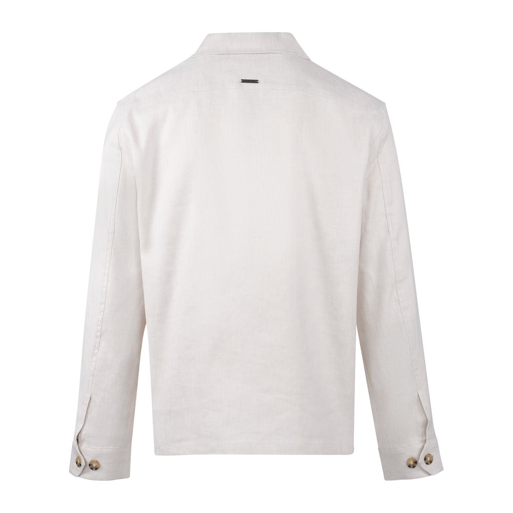 Urban Pioneers Male Mayk Overshirt SHIRT LIGHT SAND MELANGE