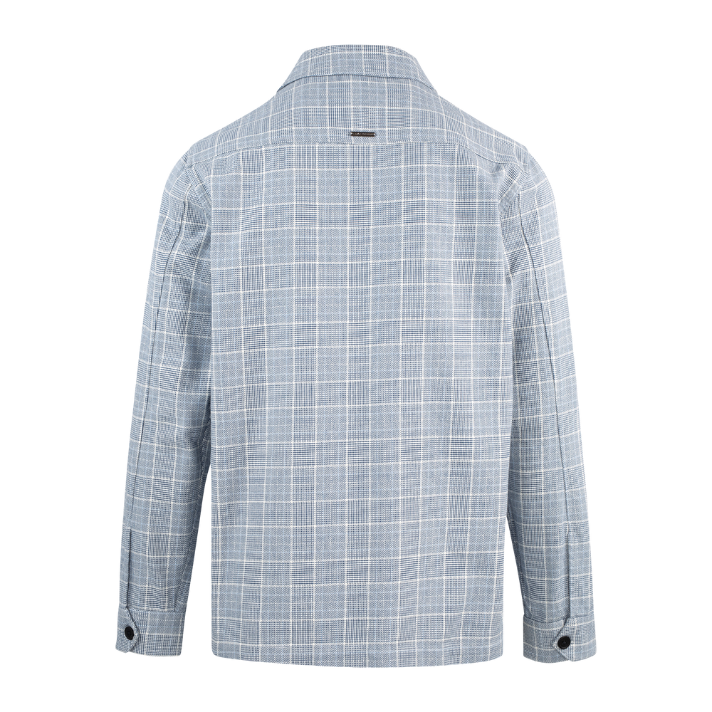 Urban Pioneers Male Mbappe Overshirt SHIRT BLUE CHECK