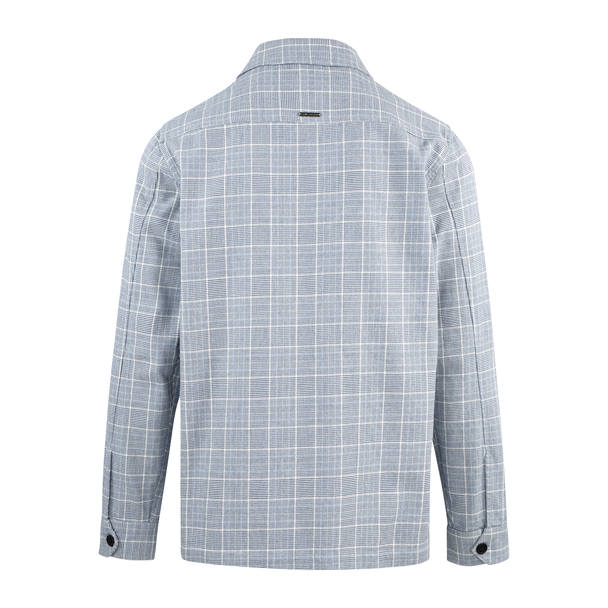 Urban Pioneers Male Mbappe Overshirt SHIRT BLUE CHECK