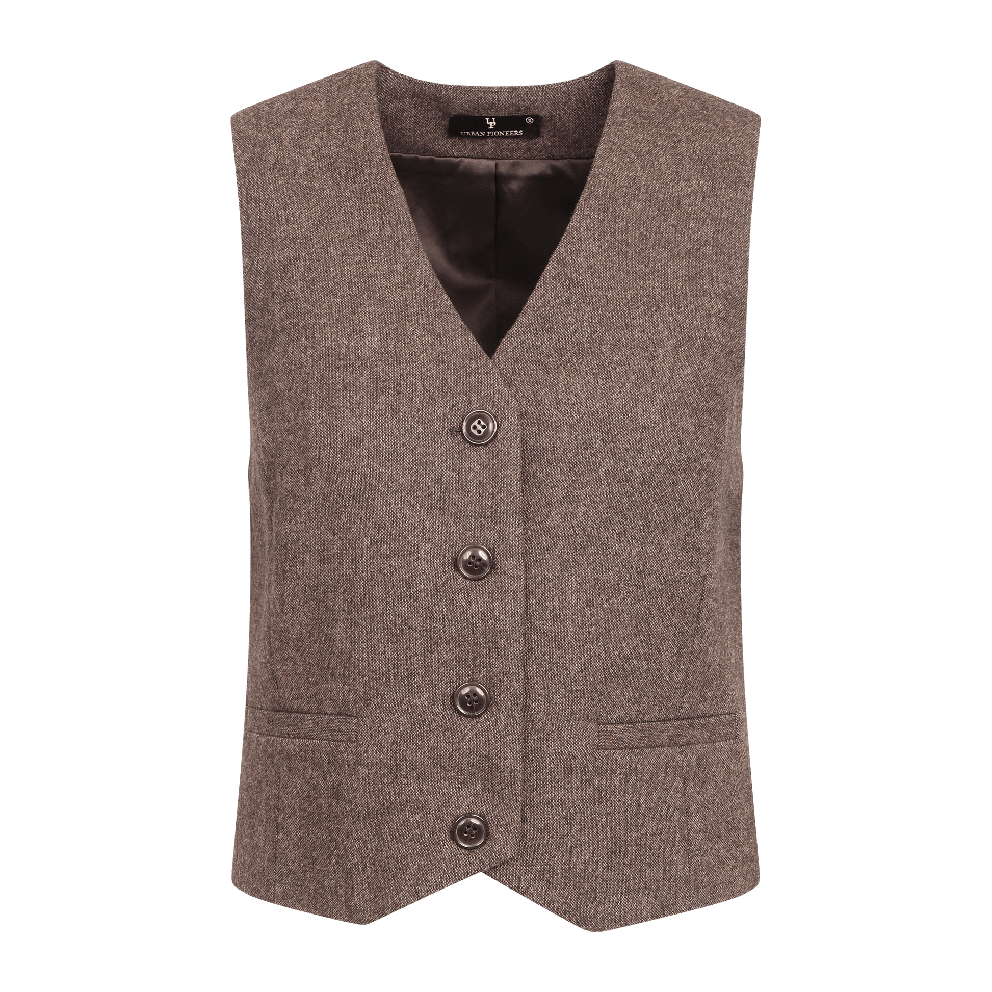 Urban Pioneers Female Melanie Waistcoat VEST DARK BROWN