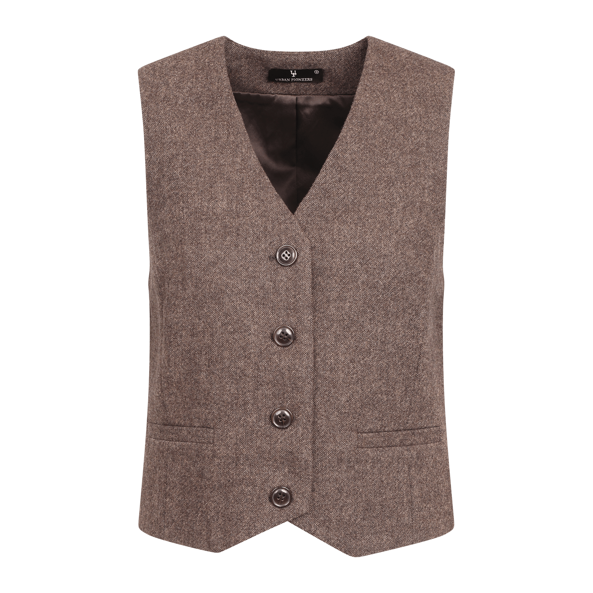 Urban Pioneers Female Melanie Waistcoat VEST DARK BROWN
