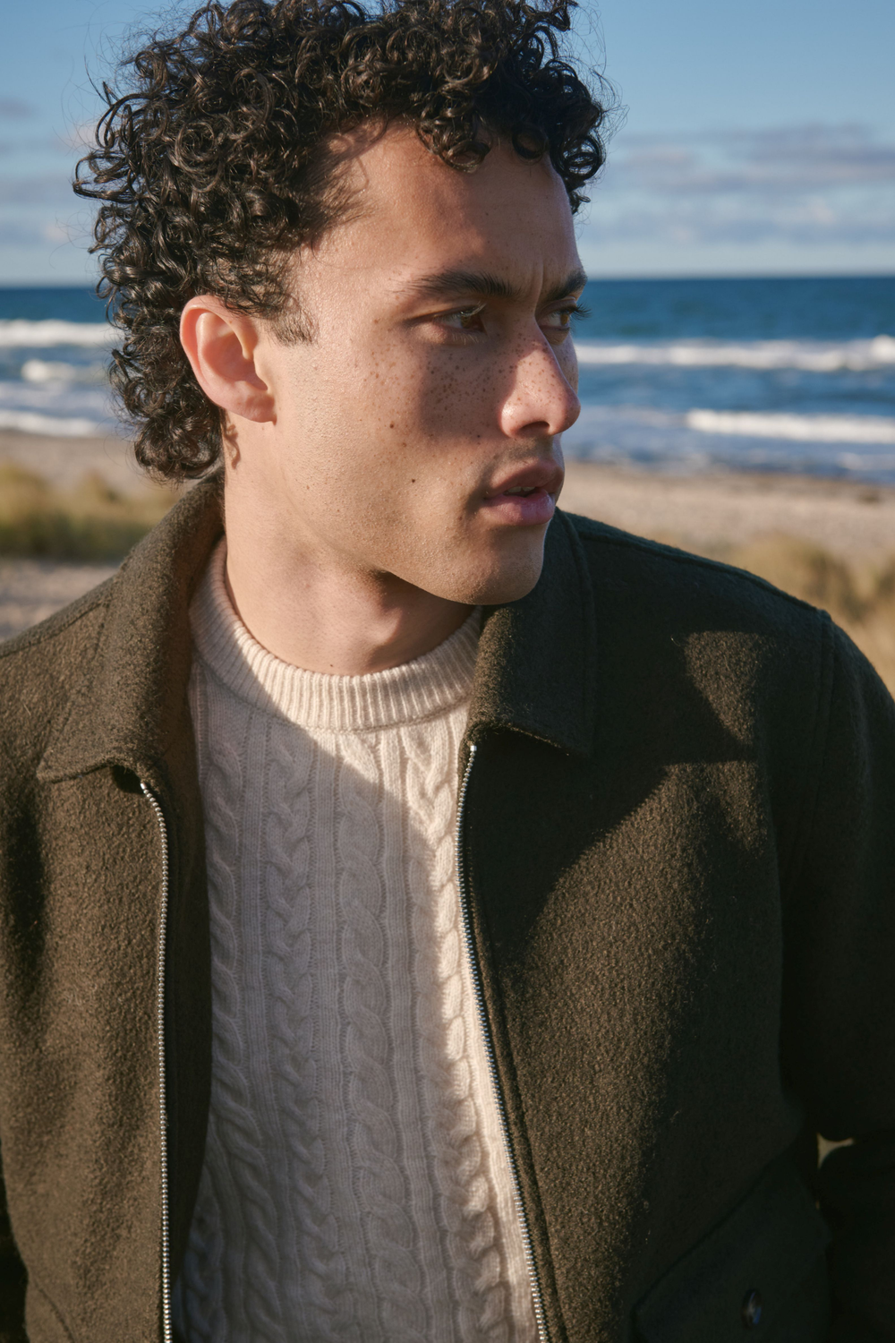 Urban Pioneers Male Merrick Wool Jacket JACKET OLIVE