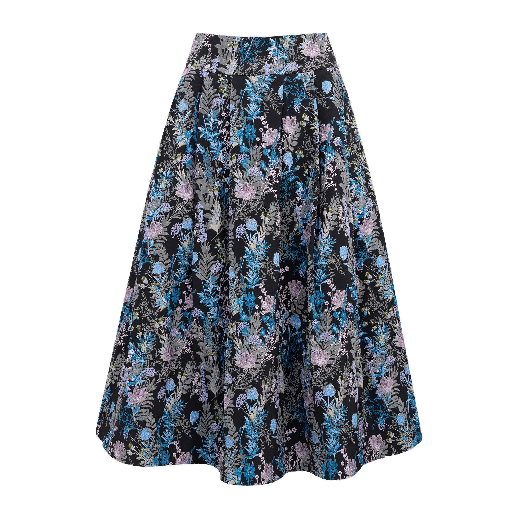 Urban Pioneers Female Merry Skirt SKIRT AOP NIGHT BLOOM