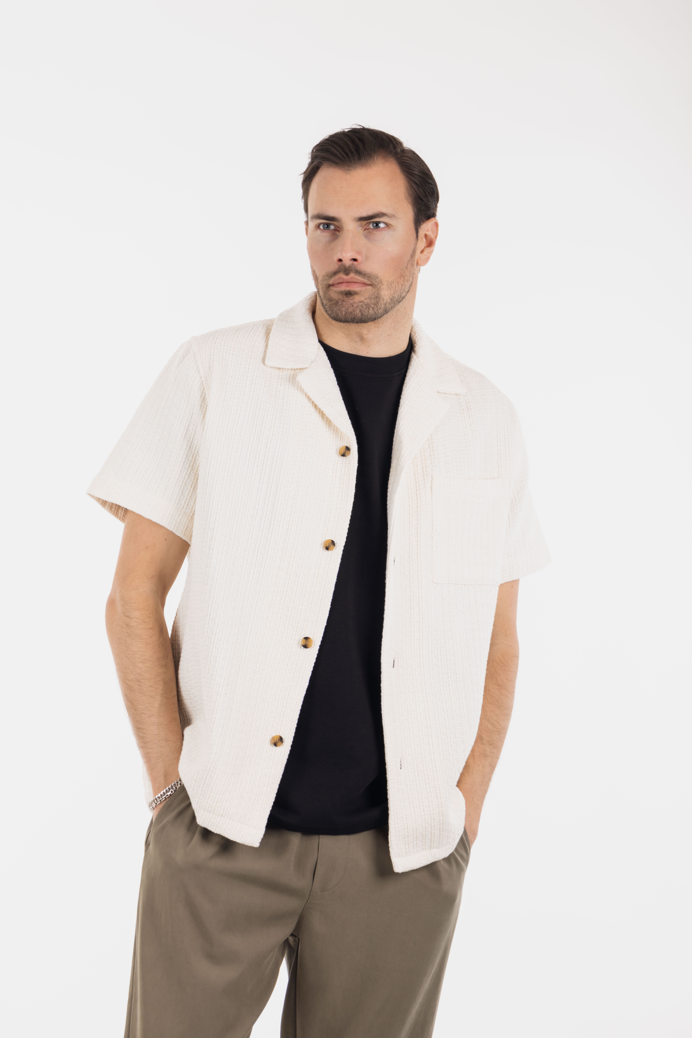 Urban Pioneers Male Mezani Shirt SHIRT CREAM