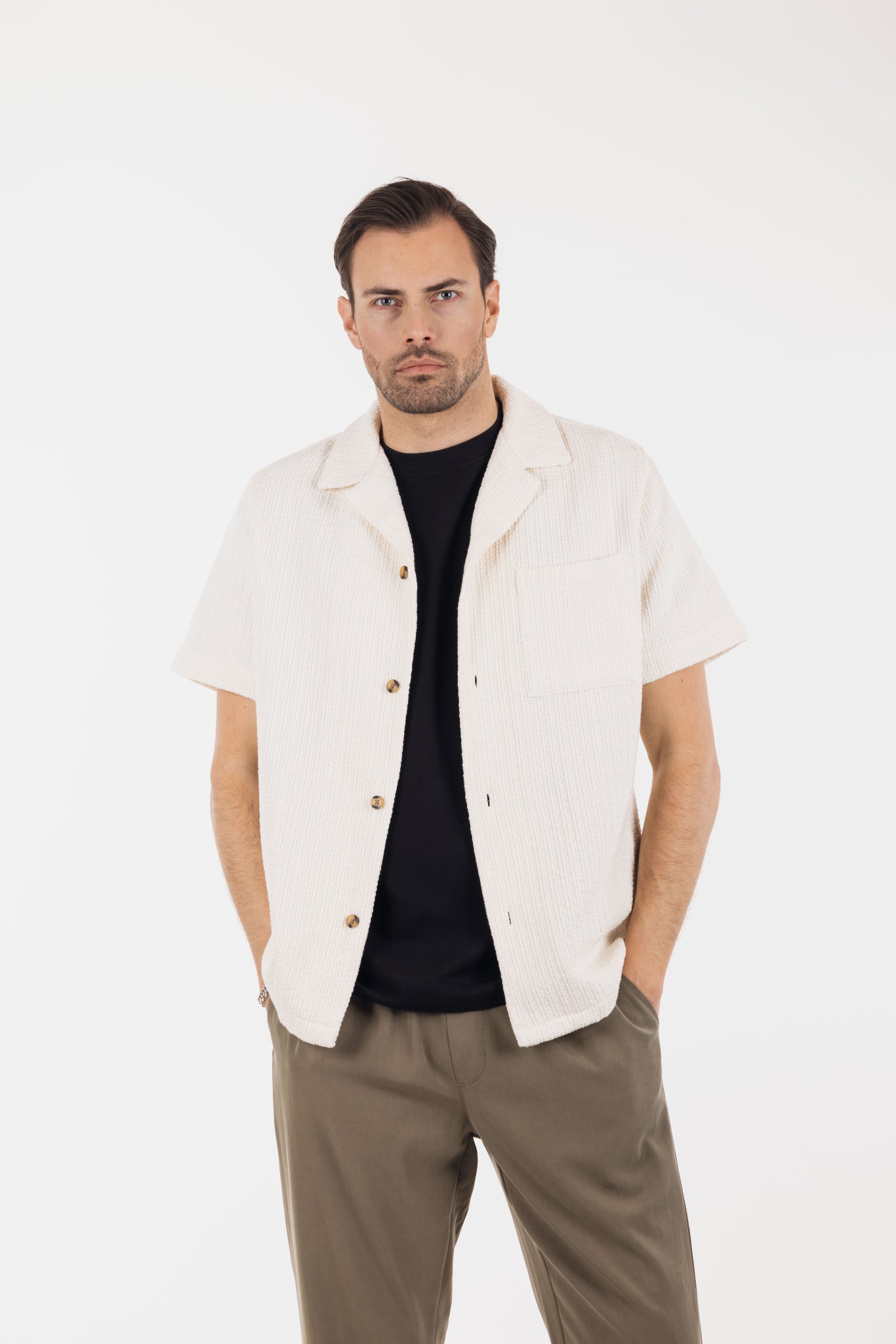 Urban Pioneers Male Mezani Shirt SHIRT CREAM