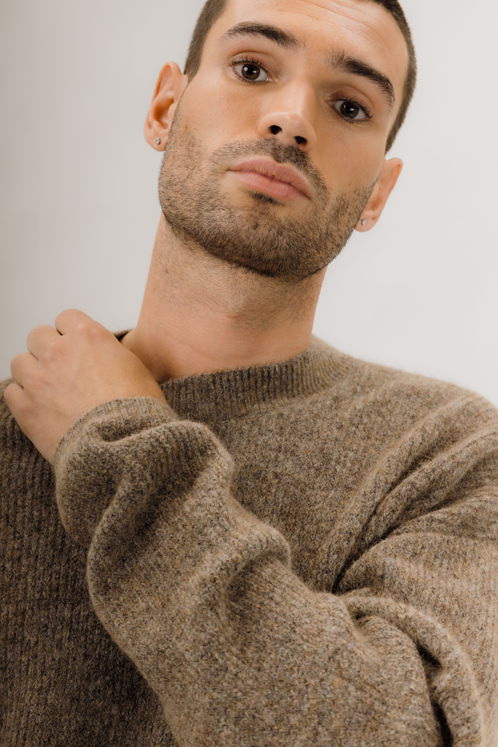 Urban Pioneers Male Miles Sweater SWEATER MID BROWN