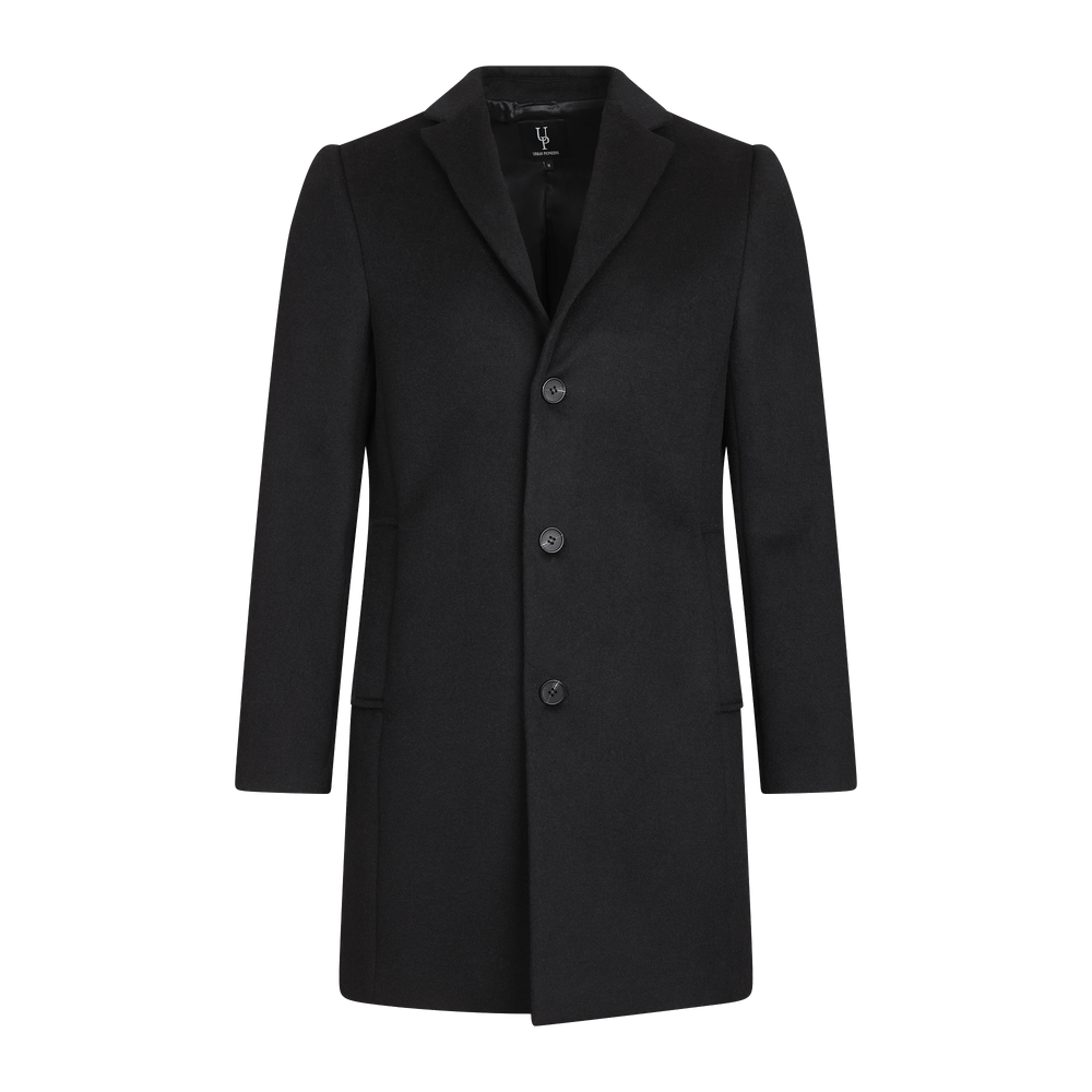 Urban Pioneers Male Miles Wool COAT BLACK