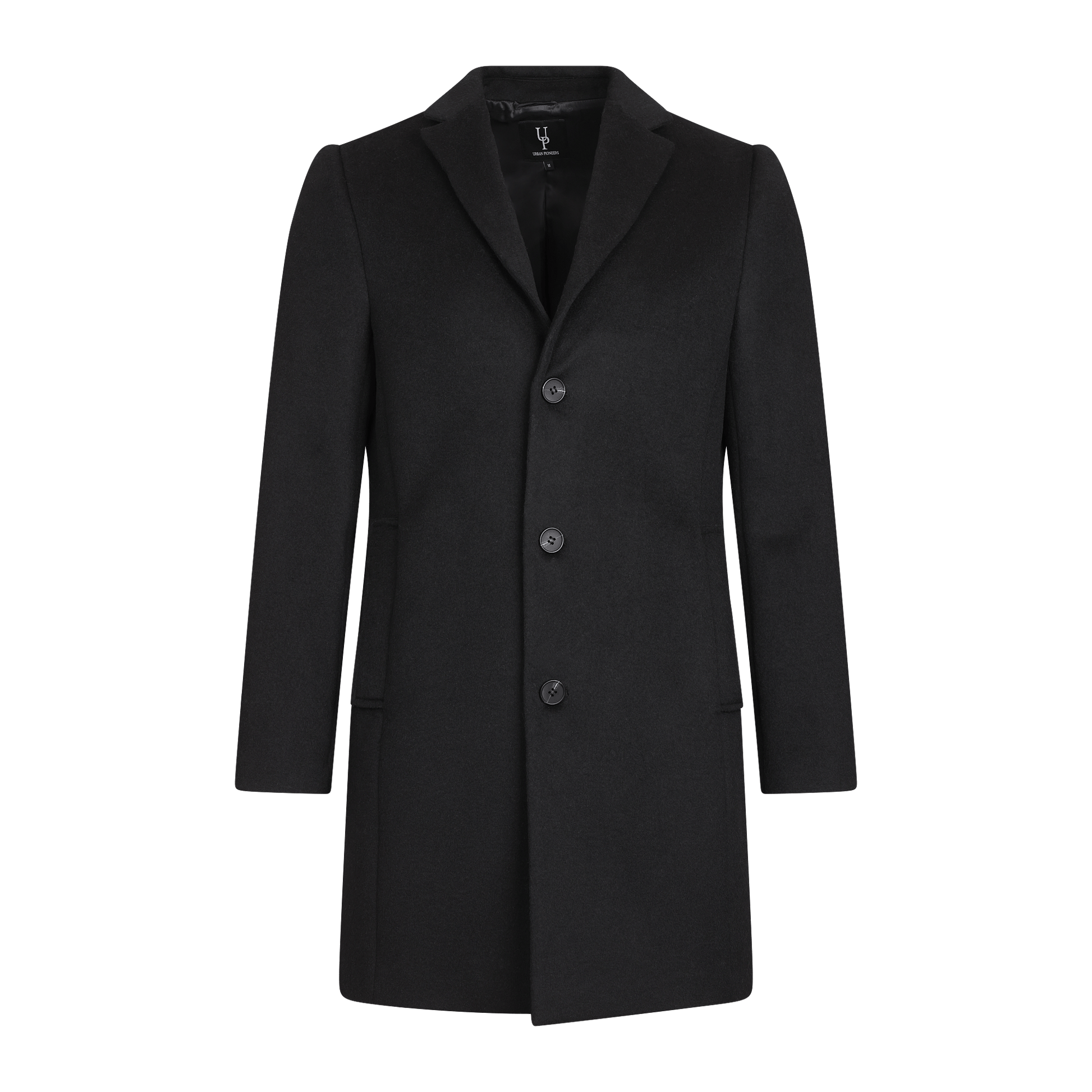 Urban Pioneers Male Miles Wool COAT BLACK