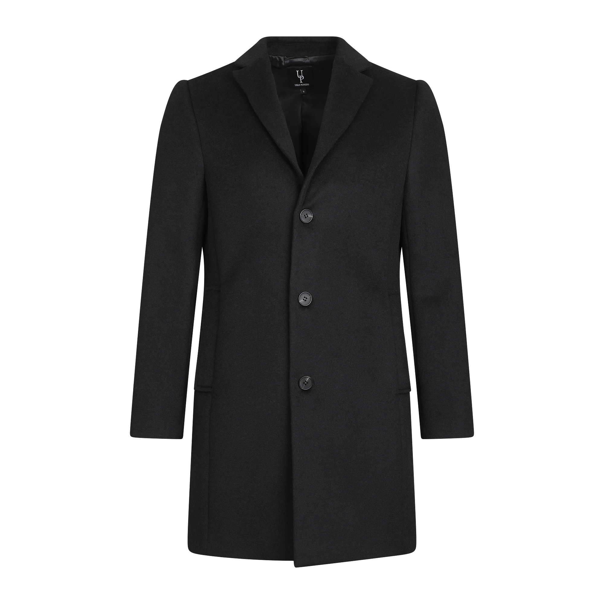 Urban Pioneers Male Miles Wool COAT BLACK