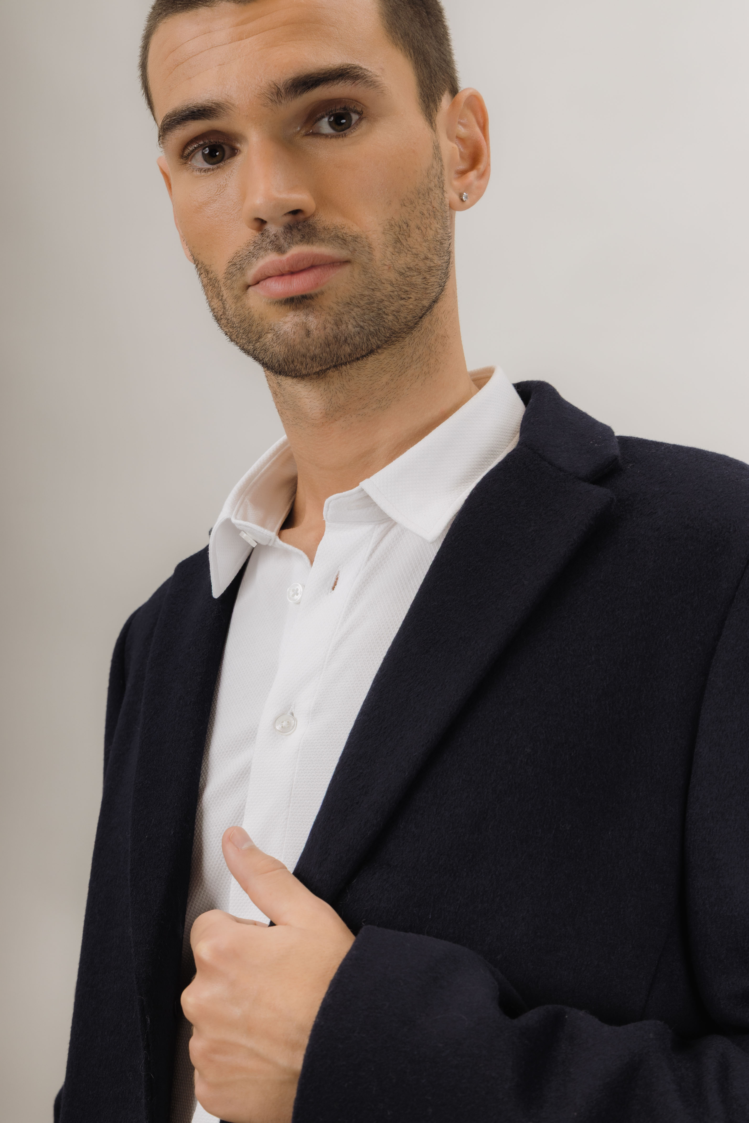 Urban Pioneers Male Miles Wool COAT DARK NAVY