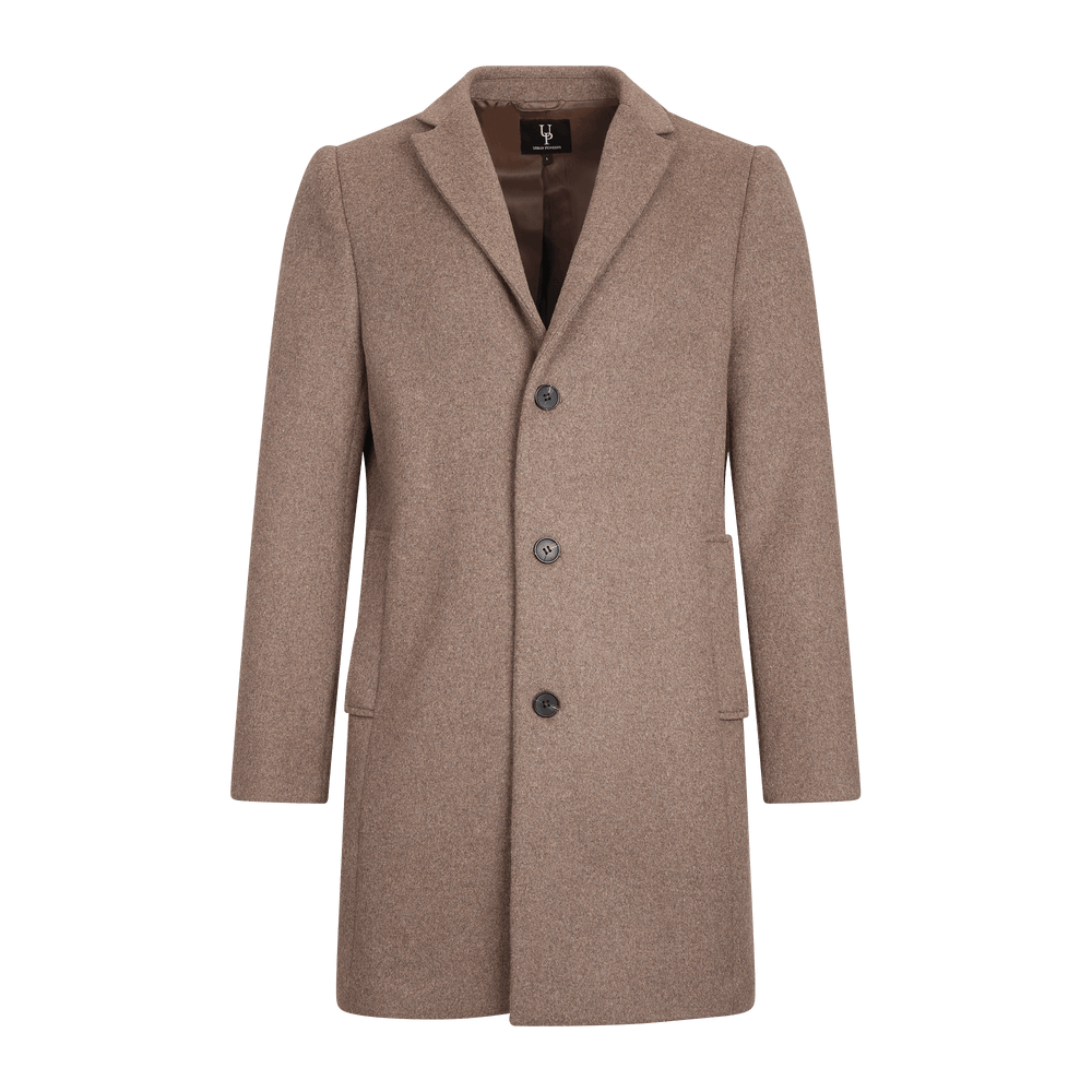 Urban Pioneers Male Miles Wool COAT DARK SAND
