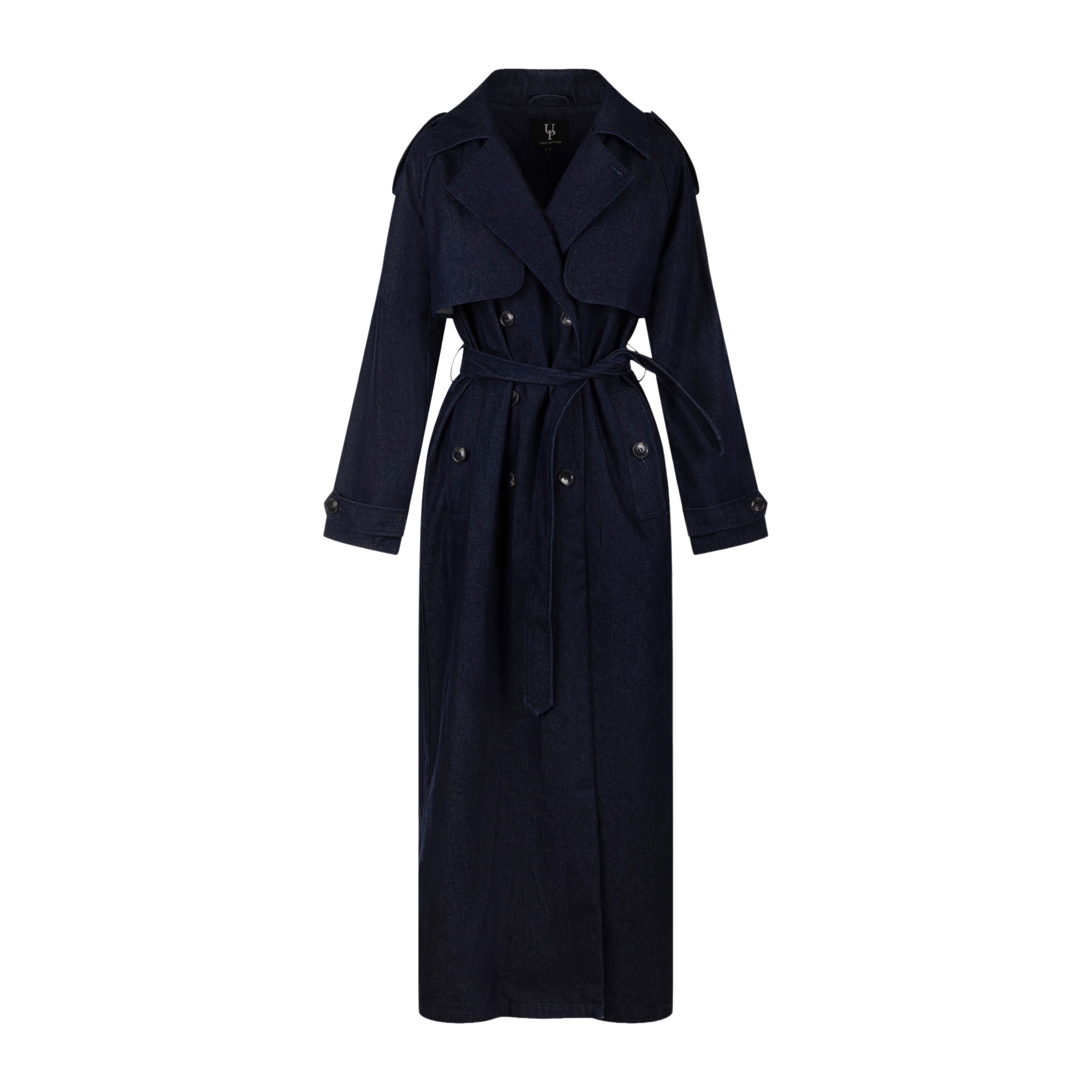 Urban Pioneers Female Miley Trenchcoat COAT DARK NAVY DENIM