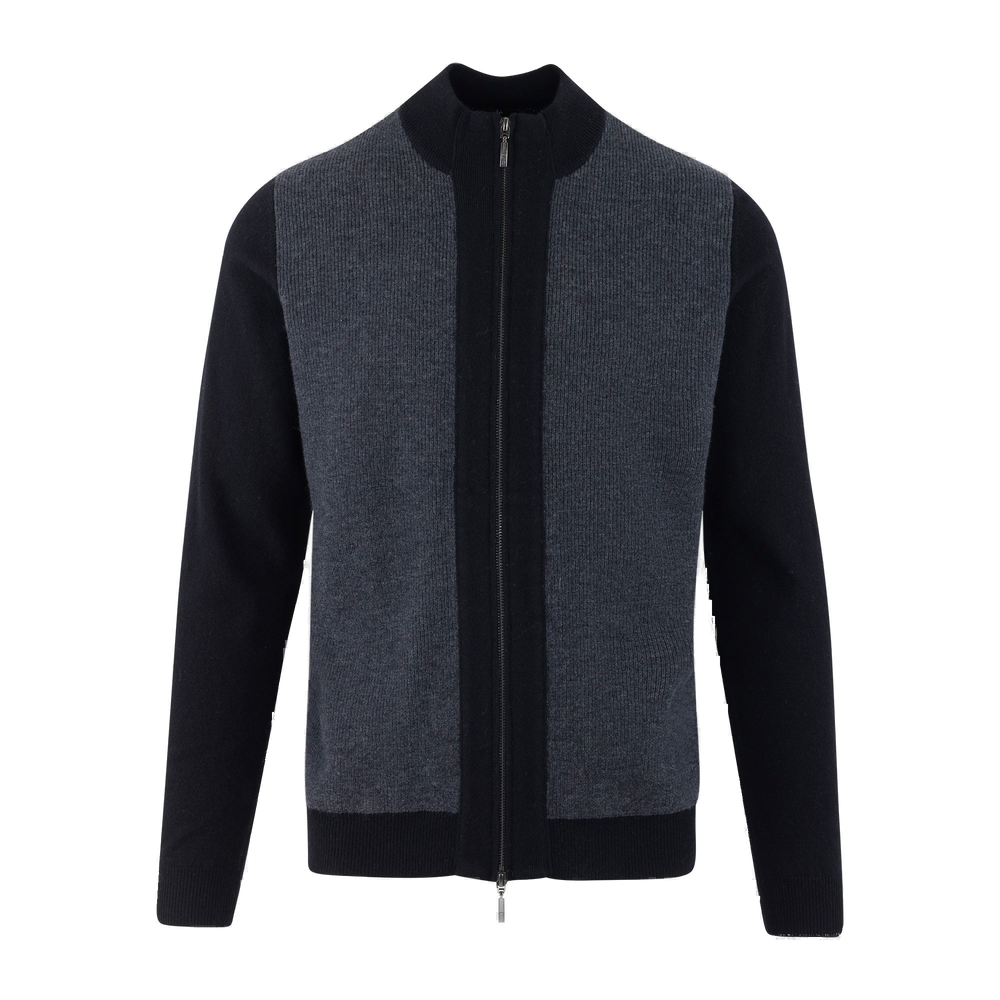 Urban Pioneers Male Milton Zip CARDIGAN BLACK
