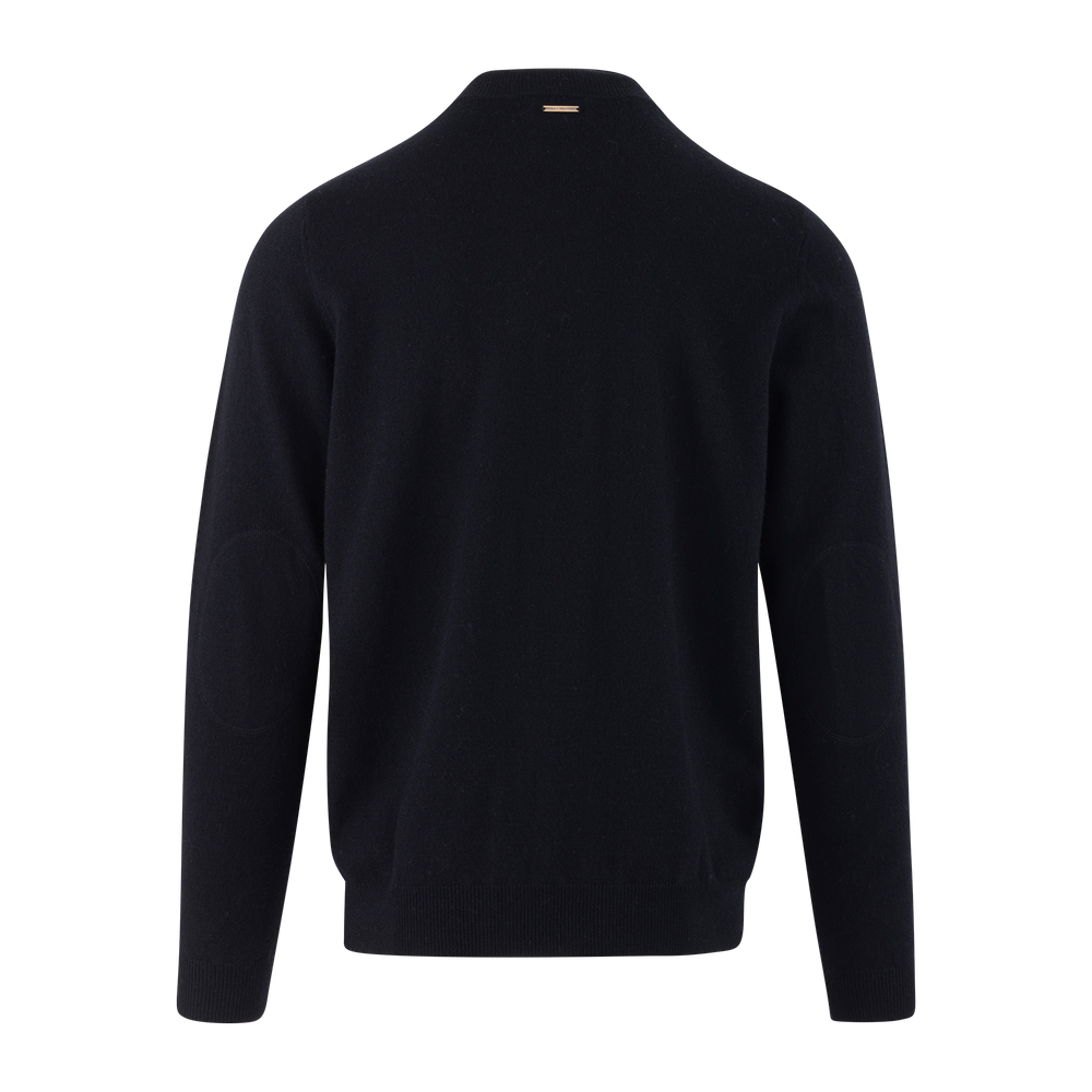 Urban Pioneers Male Milton Zip CARDIGAN BLACK