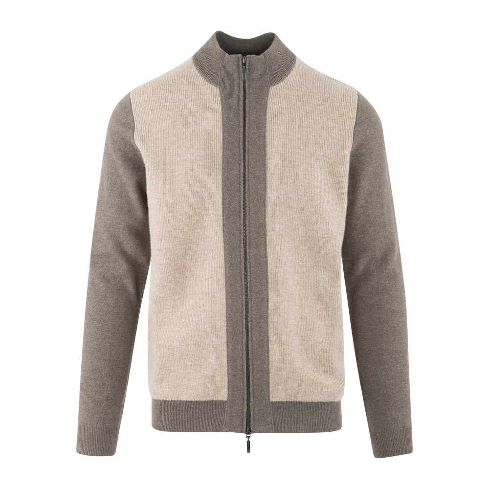 Urban Pioneers Male Milton Zip CARDIGAN BROWN