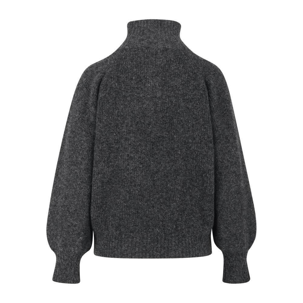 Urban Pioneers Female Mirra Half-zip SWEATER CHARCOAL