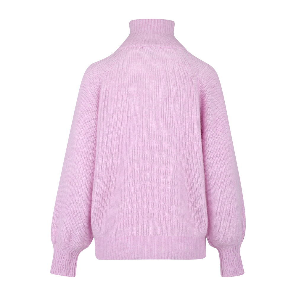 Urban Pioneers Female Mirra Half-zip SWEATER LIGHT PINK