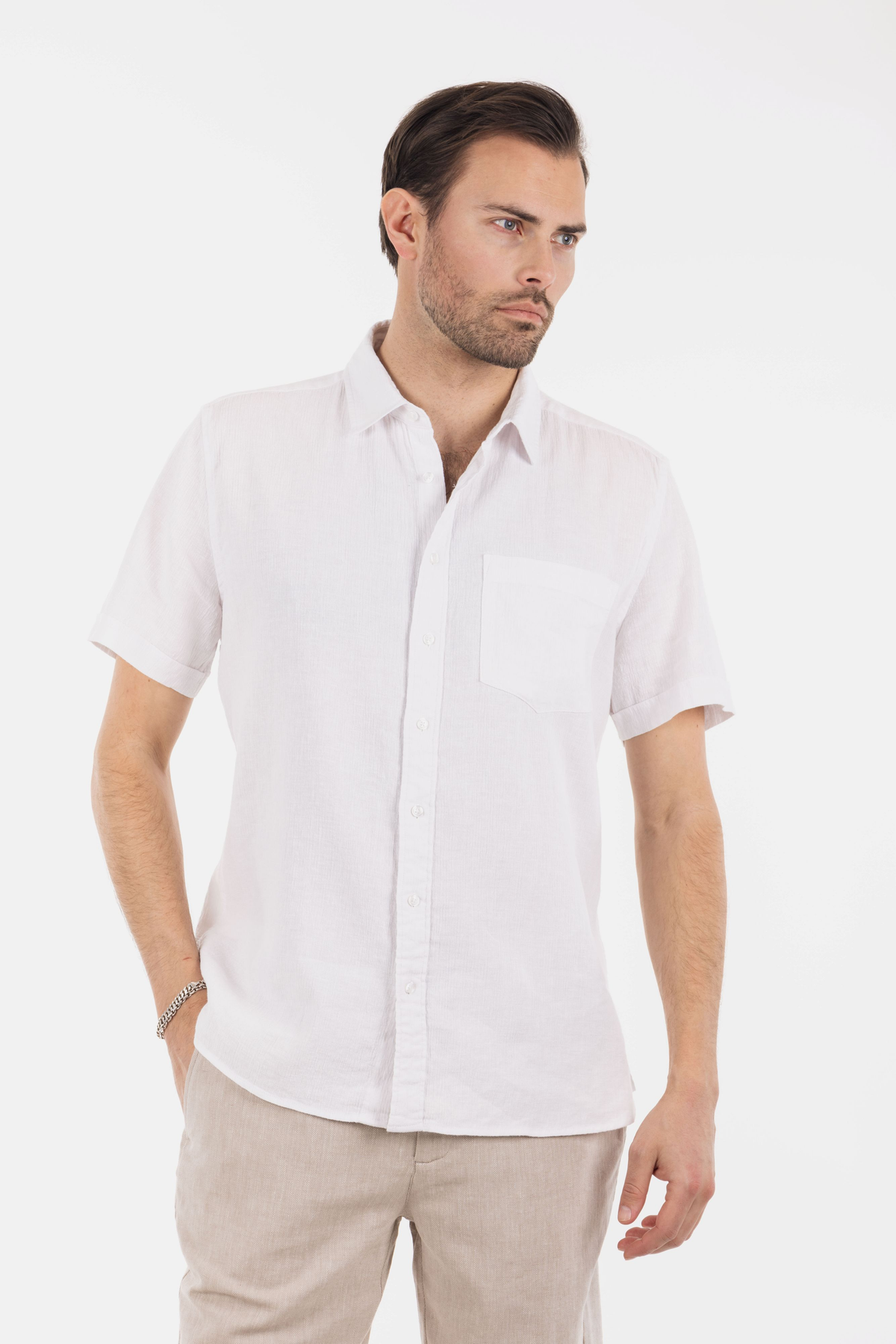 Urban Pioneers Male Moreno Shirt SHIRT WHITE