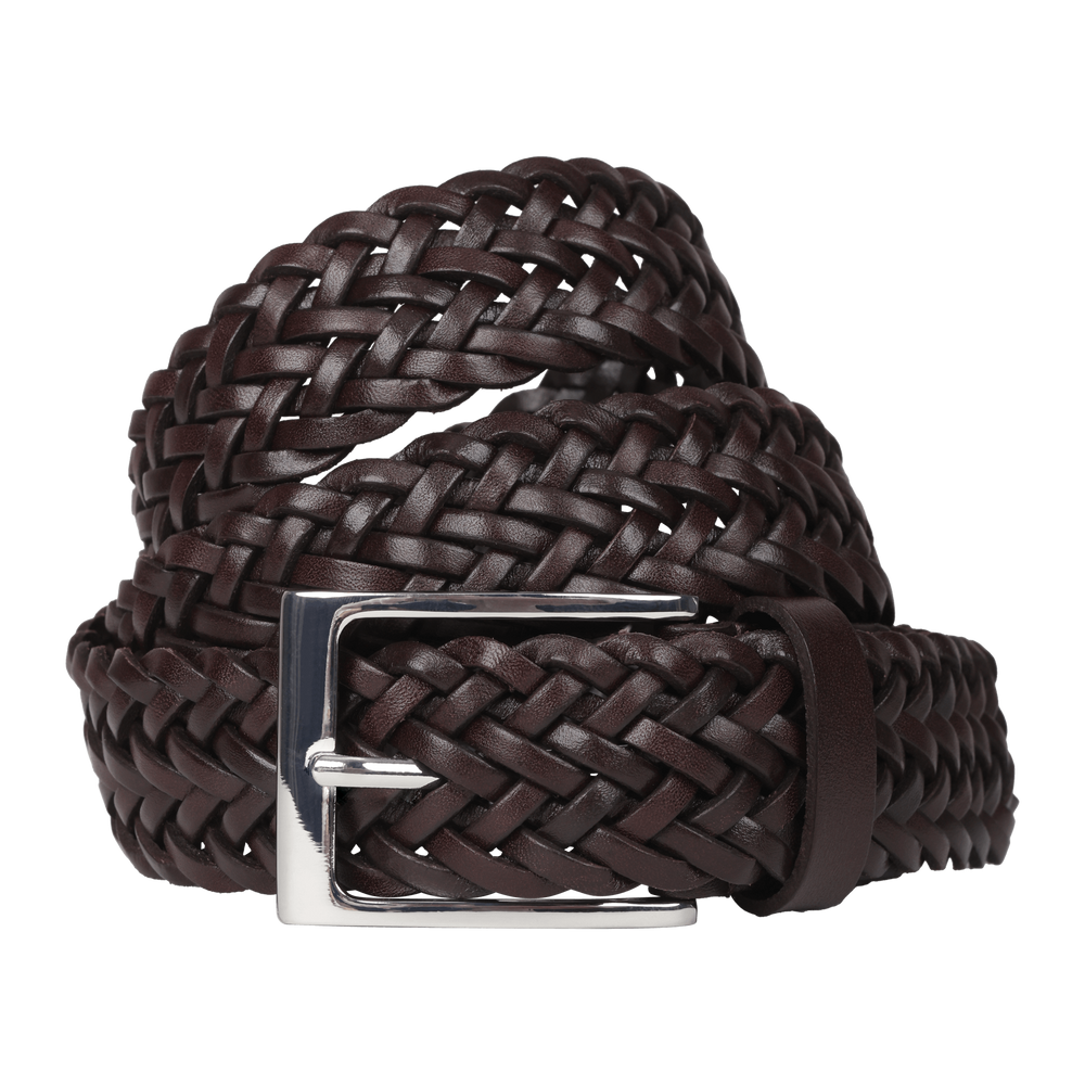 Urban Pioneers Male Napoli Leather Belt BELT DARK BROWN