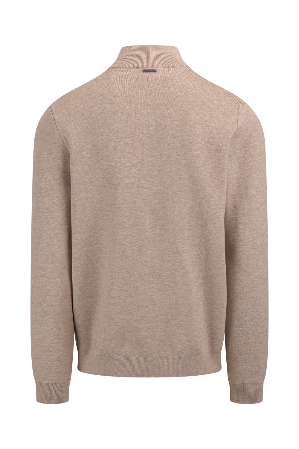 Urban Pioneers Male Nathan Half-zip SWEATER LIGHT SAND