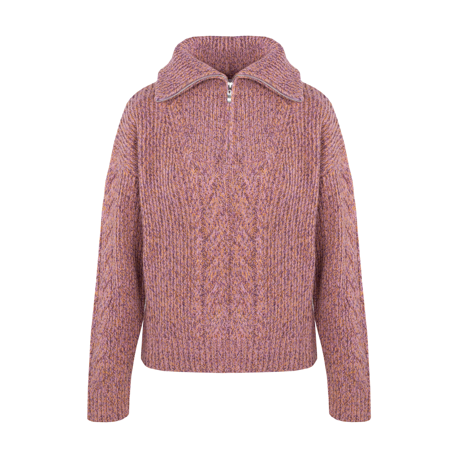 Urban Pioneers Female Neeti Half-zip  PINK MELANGE