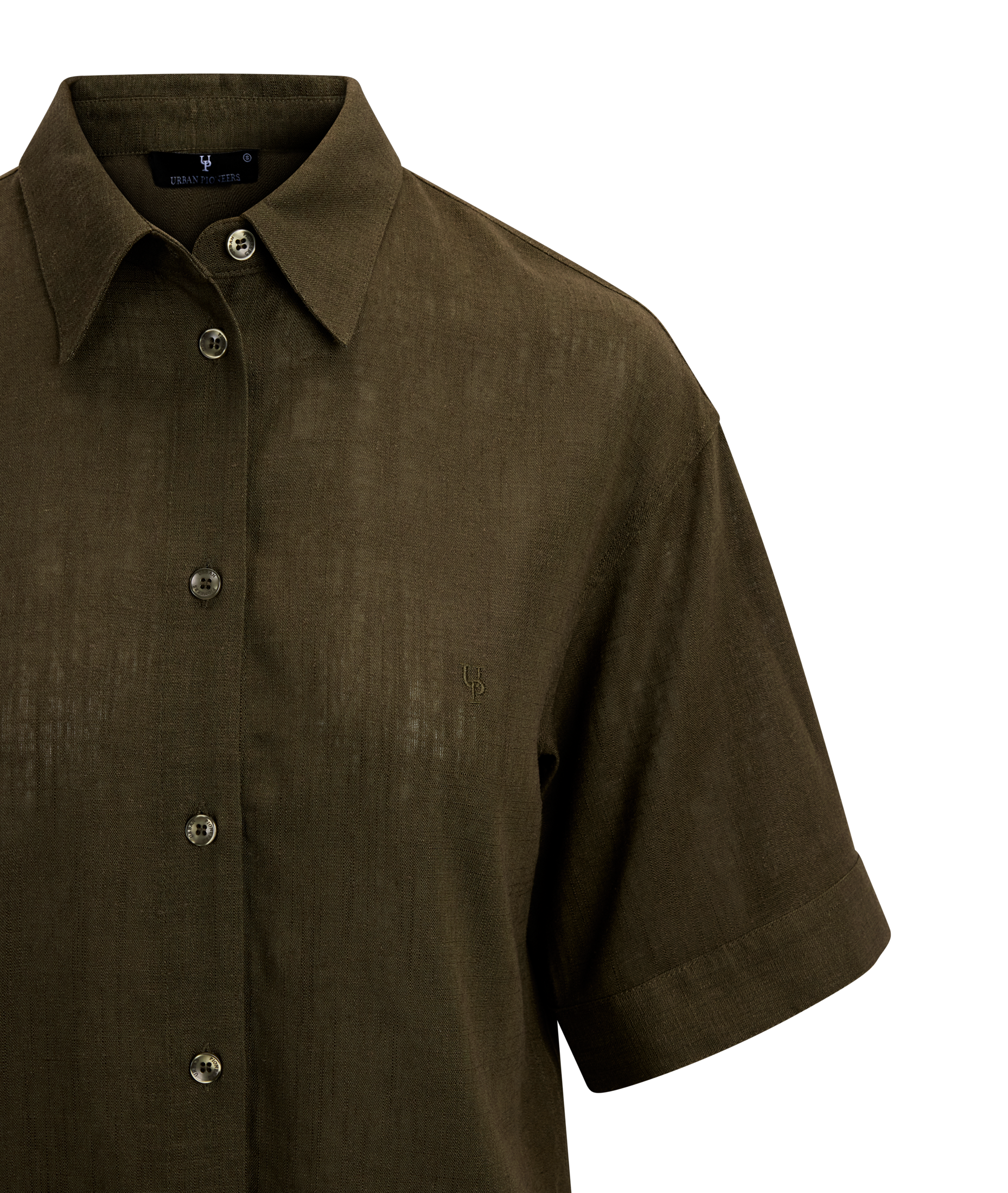Urban Pioneers Female Nemi SS Shirt SS SHIRT DARK OLIVE