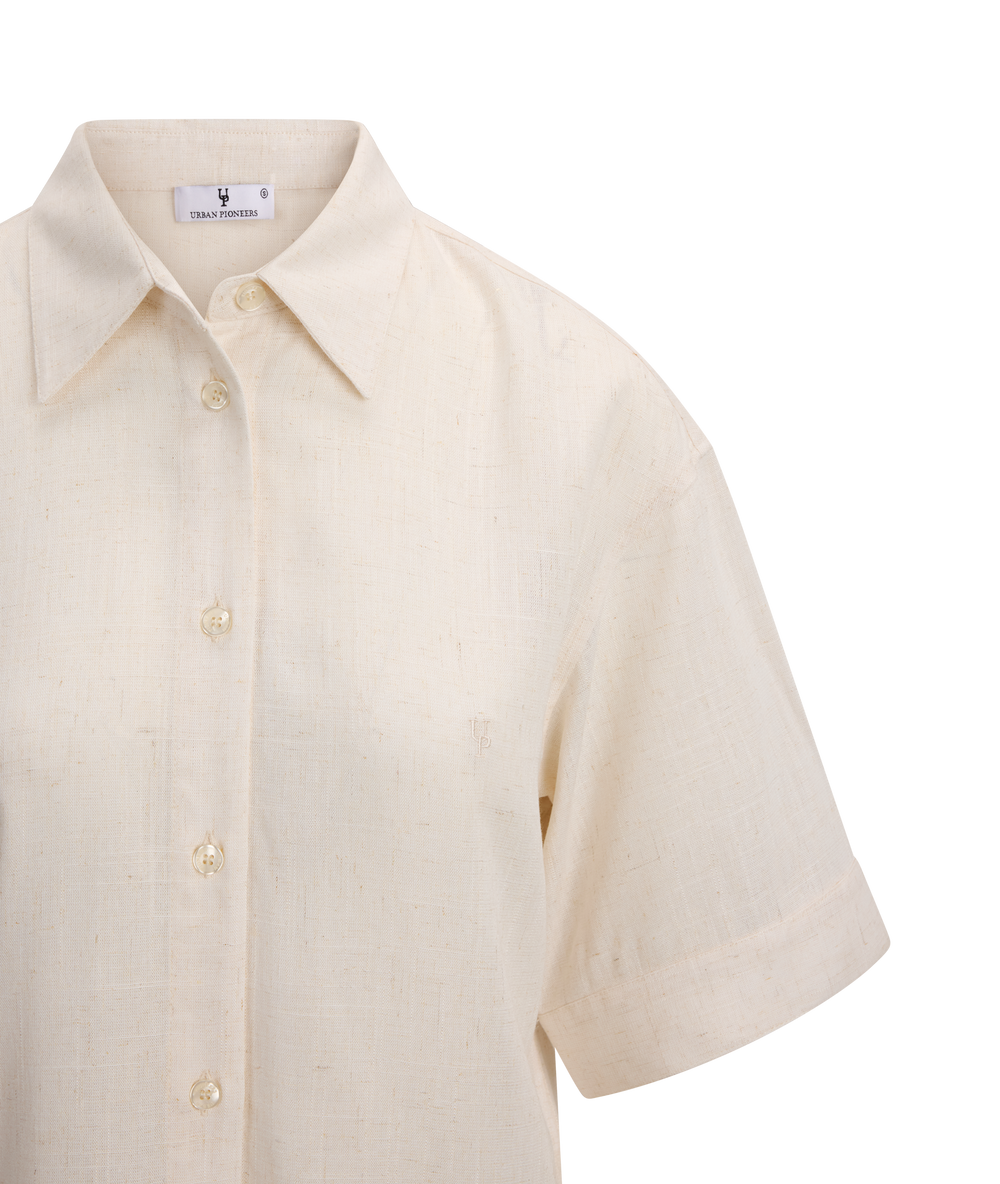 Urban Pioneers Female Nemi SS Shirt SS SHIRT LIGHT SAND