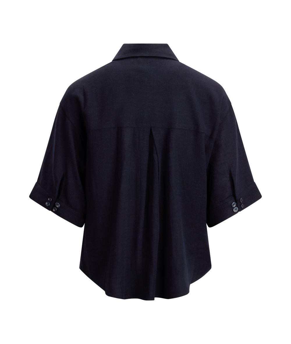 Urban Pioneers Female Nemi SS Shirt SS SHIRT NAVY