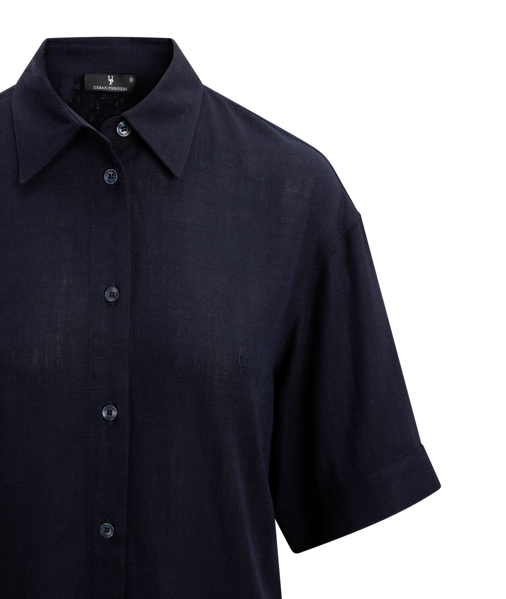 Urban Pioneers Female Nemi SS Shirt SS SHIRT NAVY