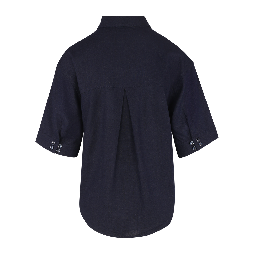 Urban Pioneers Female Nemi SS Shirt SS SHIRT NAVY