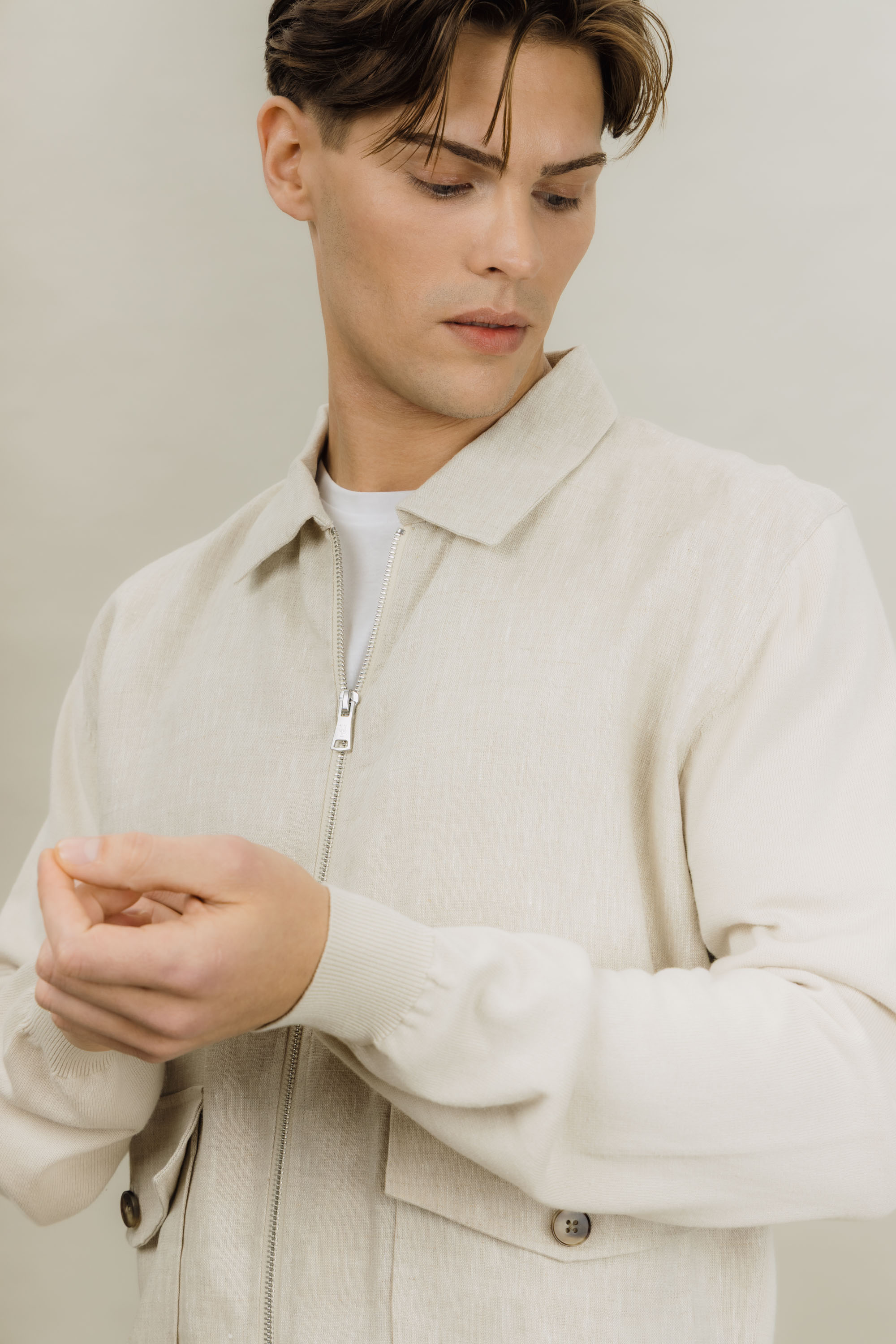 Urban Pioneers Male Niccolo Jacket JACKET SAND MELANGE