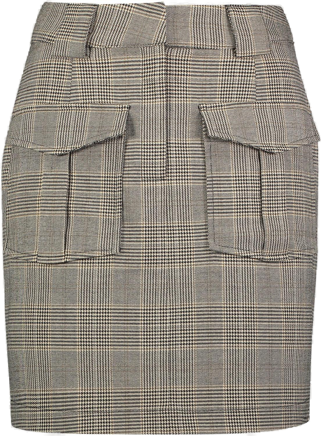 Urban Pioneers Female Nicki Skirt SKIRT BEIGE CHECK