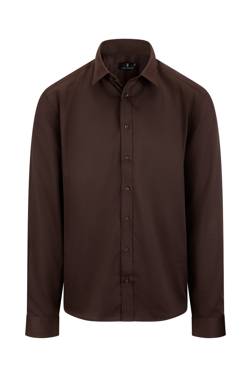 Urban Pioneers Male Nigel LS Shirt SHIRT CHOCOLATE BROWN