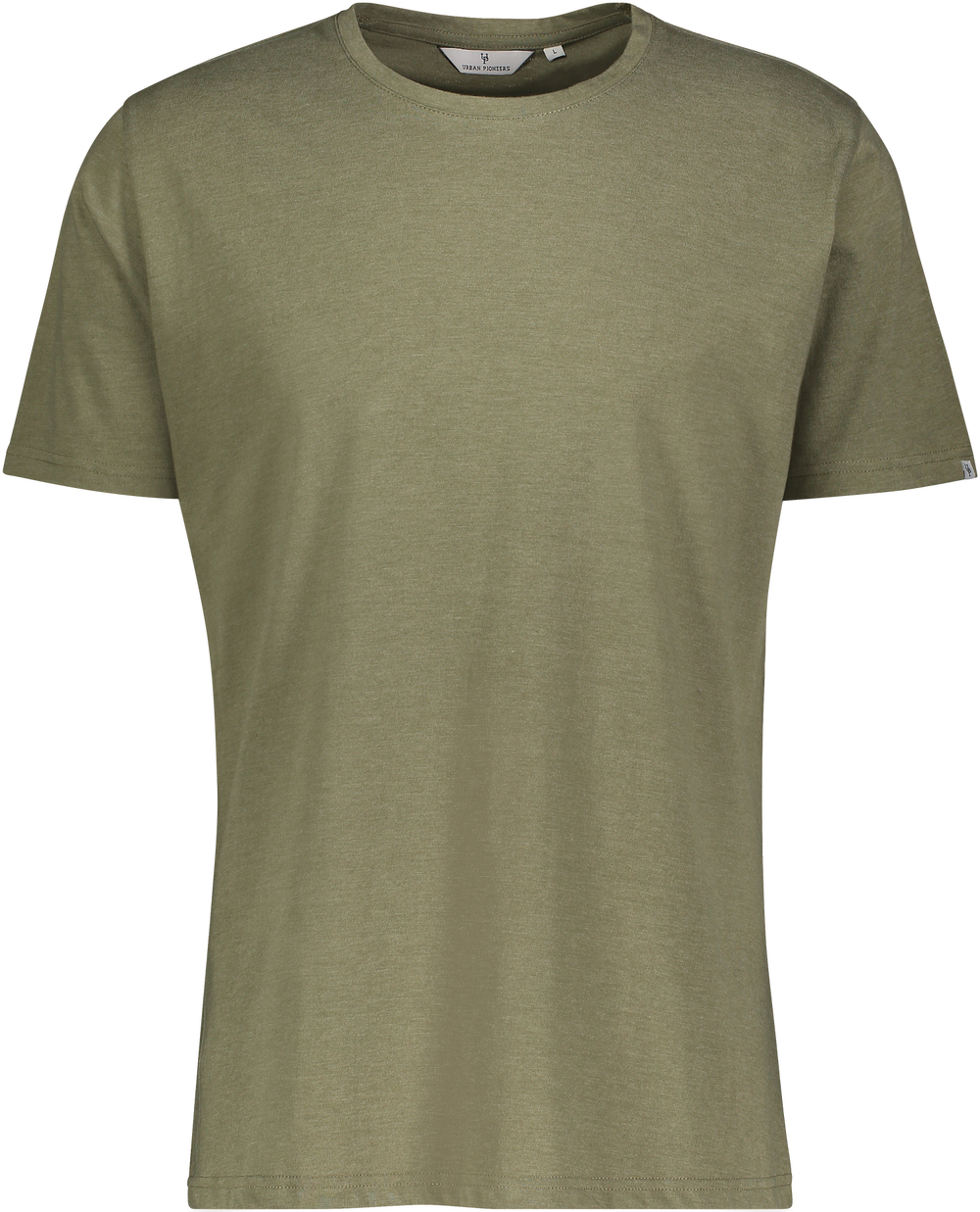 Urban Pioneers Male Niklas Basic T-SHIRT DEEP LICHEN MELANGE