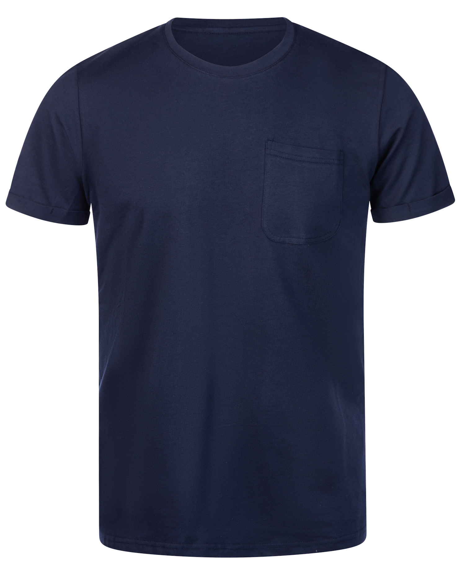 Urban Pioneers Male Niklas Basic T-SHIRT MID BLUE