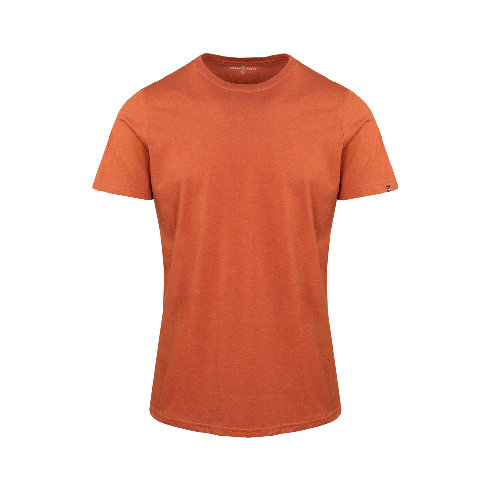 Urban Pioneers Male Niklas Basic T-SHIRT GINGER BREAD