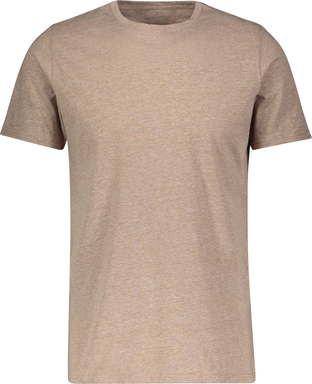 Urban Pioneers Male Niklas Basic T-SHIRT LIGHT BROWN