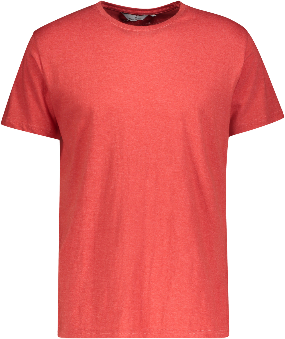 Urban Pioneers Male Niklas Basic T-SHIRT PAPRIKA